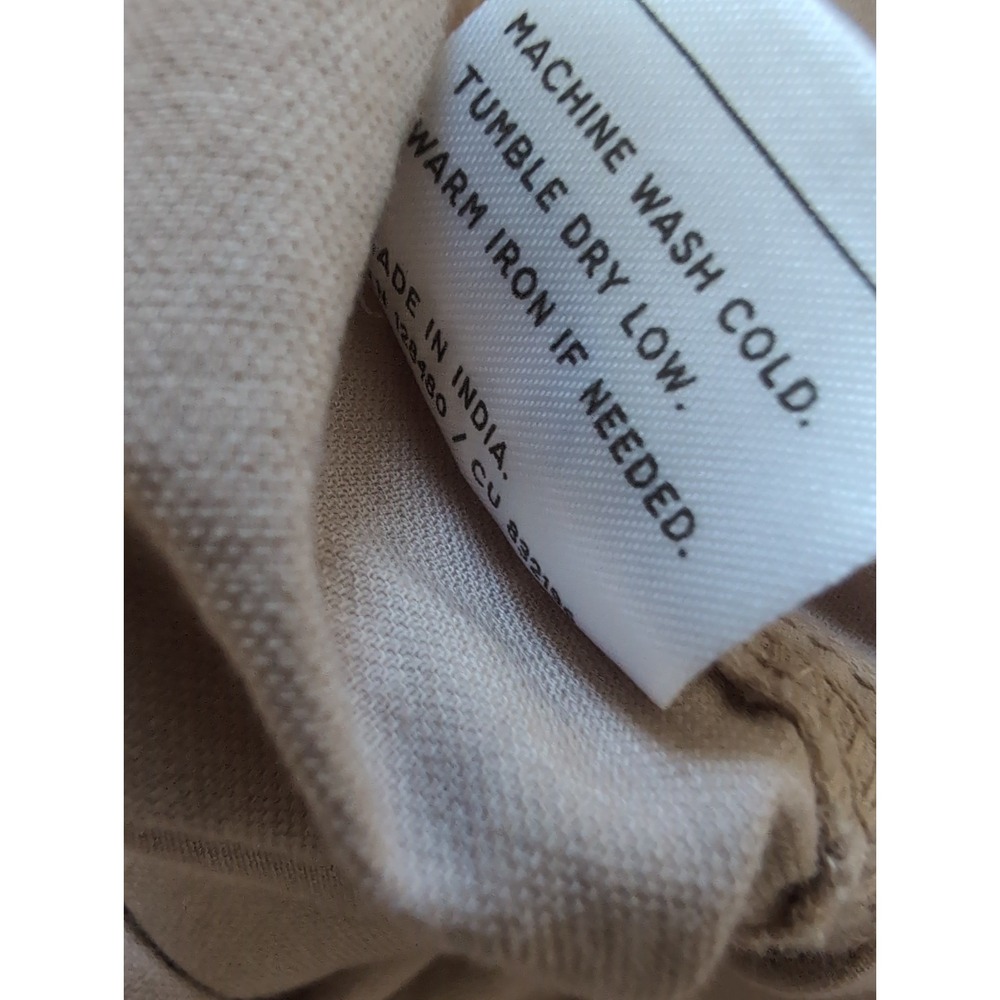 Pact Daily Twill Skirt Beige A Line Organic Cotton Casual Woman's XXXL(1659)G - Picture 6 of 6